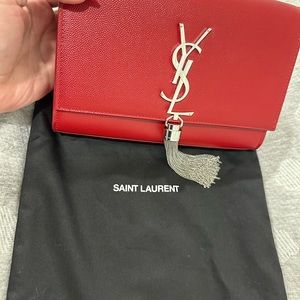 Ysl purse used twice matching shoes available.